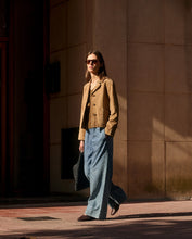 Load image into Gallery viewer, Yerse Suede leather patch pocket jacket Camel - CW CW