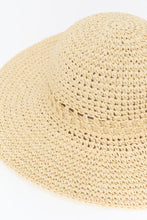 Load image into Gallery viewer, Part Two Greth summer hat Natural Raw
