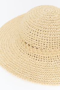 Part Two Greth summer hat Natural Raw