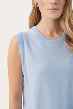 Load image into Gallery viewer, Part Two Gunette sleeveless knitted top Windsurfer