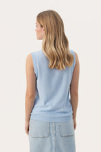 Load image into Gallery viewer, Part Two Gunette sleeveless knitted top Windsurfer