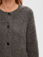 Load image into Gallery viewer, Selected Lulu short cardigan Medium Grey Melange