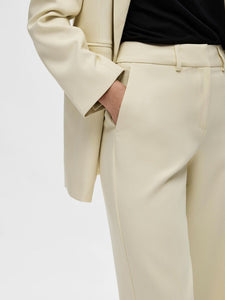 Selected Femme Frita wide leg formal trouser Birch