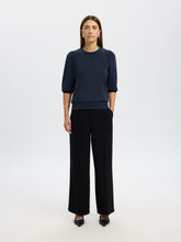 Load image into Gallery viewer, Selected Tenny Tencel puff sleeve sweatshirt Dark Sapphire - CW CW