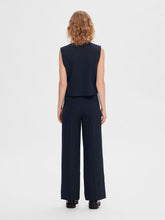 Load image into Gallery viewer, Selected Rita tailored waistcoat Dark Sapphire Melange