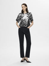 Load image into Gallery viewer, Selected Tana graduated sequin top Silver