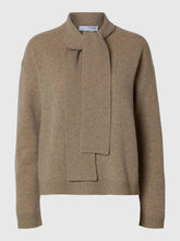 Load image into Gallery viewer, Selected merino wool scarf jumper Irish Cream