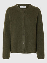 Load image into Gallery viewer, Selected Lulu LS knit cardigan Kalamata