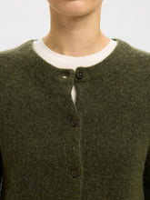 Load image into Gallery viewer, Selected Lulu LS knit cardigan Kalamata