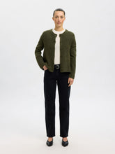Load image into Gallery viewer, Selected Lulu LS knit cardigan Kalamata