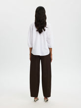 Load image into Gallery viewer, Selected Cleo-Alberta linen blend shirt Bright White - CW CW