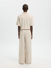Load image into Gallery viewer, Selected Luisa wide linen blend trousers Sandshell - CW CW