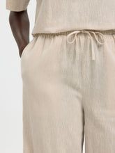 Load image into Gallery viewer, Selected Luisa wide linen blend trousers Sandshell - CW CW