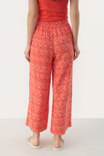 Load image into Gallery viewer, Part Two Alfi print trouser Mandarin Red Graphic
