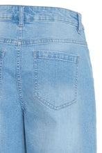 Load image into Gallery viewer, Ichi Cally long length denim shorts Light Denim