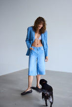 Load image into Gallery viewer, Ichi Cally long length denim shorts Light Denim