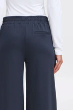 Load image into Gallery viewer, Ichi Kate long ponteroma knit tailored trouser Total Eclipse