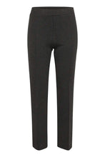 Load image into Gallery viewer, Part Two Pontas stright leg tricot trouser Dark Grey Check