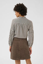 Load image into Gallery viewer, Part Two Samilla check shirt Dark Navy Mini