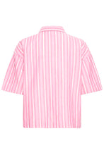 Load image into Gallery viewer, Ichi Indra patch pocket front stripe shirt Wild Orchid - CW CW