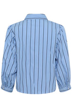 Load image into Gallery viewer, Part Two Anais striped shirt Blue