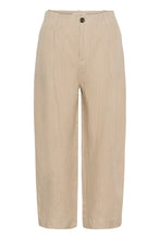 Load image into Gallery viewer, Part Two Nettas linen trouser Neutral Pinstripe - CW CW