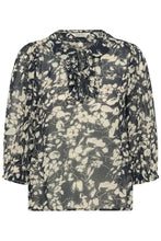 Load image into Gallery viewer, Part Two Alvia viscose georgette print blouse After Midnight Art