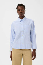 Load image into Gallery viewer, Part Two Nenee peachy Chambray shirt Heather Blue - CW CW