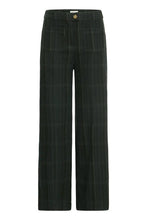 Load image into Gallery viewer, Ichi Kate woolley wide stripe & plaid trouser