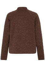 Load image into Gallery viewer, Ichi Kate quilted jacket Chicory Coffee