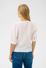 Load image into Gallery viewer, Part Two Azra linen blouse Bright White - CW CW