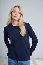 Load image into Gallery viewer, Ichi Luls crew neck knit Total Eclipse - CW CW