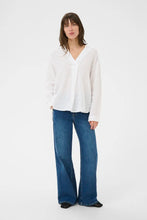 Load image into Gallery viewer, Part Two Ayo linen shirt Bright White - CW CW
