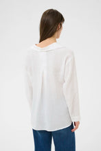 Load image into Gallery viewer, Part Two Ayo linen shirt Bright White - CW CW