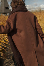 Load image into Gallery viewer, Part Two Lorelaiana longline coat Downtown Brown - CW CW