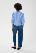 Load image into Gallery viewer, Part Two Anais striped shirt Blue