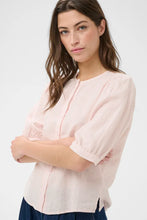 Load image into Gallery viewer, Part Two Azra linen blouse Mauve Chalk - CW CW