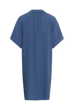 Load image into Gallery viewer, Part Two Ayla linen dress Blue Indigo - CW CW