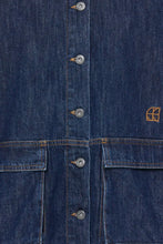 Load image into Gallery viewer, Ichi Nadusa denim utility jacket Dark Indigo
