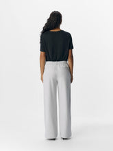Load image into Gallery viewer, Object Lisa wide leg classic trouser Light Grey Melange