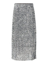 Load image into Gallery viewer, Object Sequin maxi skirt Asphalt