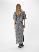 Load image into Gallery viewer, Object Sequin maxi skirt Asphalt