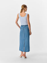 Load image into Gallery viewer, Object Frame maxi lyocell denim skirt Light Indigo