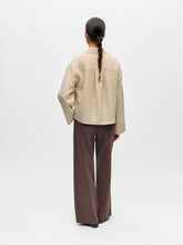 Load image into Gallery viewer, Object Rini pinstripe relaxed blazer Hummus - CW CW