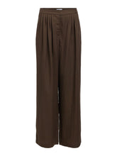 Load image into Gallery viewer, Object Molly high waist softly tailored trouser Chocolate - CW CW