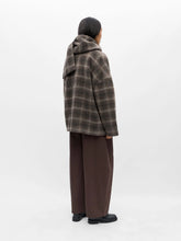 Load image into Gallery viewer, Object Maisie detatchable scarf jacket Carafe Check