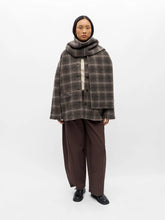 Load image into Gallery viewer, Object Maisie detatchable scarf jacket Carafe Check