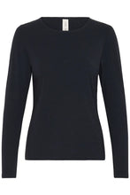 Load image into Gallery viewer, Part Two Nemajas L/S t shirt Dark Navy