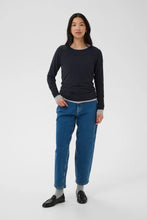 Load image into Gallery viewer, Part Two Nemajas L/S t shirt Dark Navy