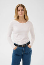 Load image into Gallery viewer, Part Two Nemajas L/S t shirt Bright White